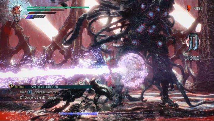 As before, the Crystal that you attack tries to turn into spikes to push you back and Urizen will rain you with projectiles - Urizen (Mission 12) Boss Fight Guide for DMC5 - Bosses - Devil May Cry 5 Guide