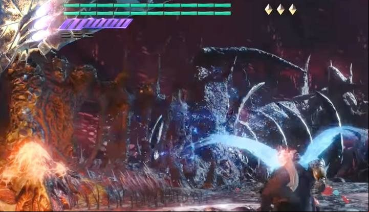 Neros sword has a special function called Exceed - Nero Arsenal in Devil May Cry 5 - Nero - Devil May Cry 5 Guide
