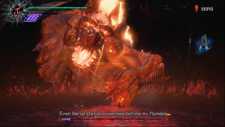 Besides using different elements, the boss can also charge at you when Dante is standing away from him - King Cerberus Boss Fight Guide for DMC5 - Bosses - Devil May Cry 5 Guide