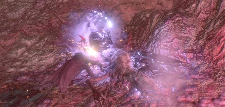 Cavaliere drags enemies into its spinning wheels dealing them continuous damage and building up your Combo meter. - Dantes weapons in Devil May Cry 5 - Dante - Devil May Cry 5 Guide