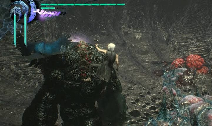 When you unlock the Promotion ability, you can mount and control the Nightmare - you also gain immunity for attacks then. - V Arsenal in Devil May Cry 5 - V - Devil May Cry 5 Guide
