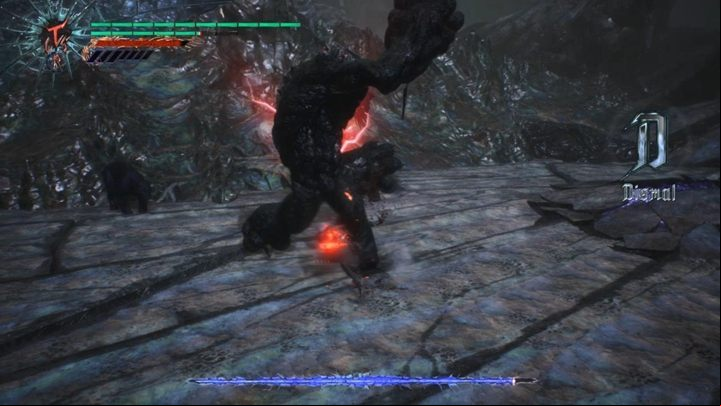 After dealing enough damage to any of the bosses, they will turn into a ball and stay inactive for a limited period of time - Shadow, Griffon and Nightmare Boss Fight Guide for DMC5 - Bosses - Devil May Cry 5 Guide