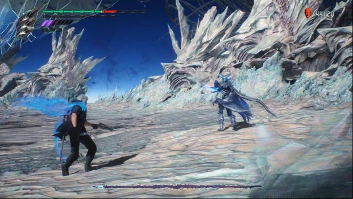This fight is really challenging, especially on higher difficulty levels - Vergil Boss Fight Guide for DMC5 - Bosses - Devil May Cry 5 Guide
