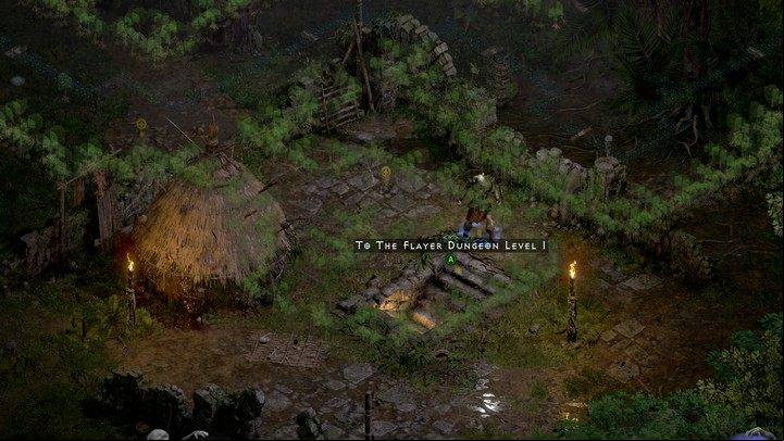 Entrance to the Flayer Dungeon - Diablo 2 Resurrected: Khalims Will - walkthrough - Act 3 - Diablo 2 Resurrected Guide