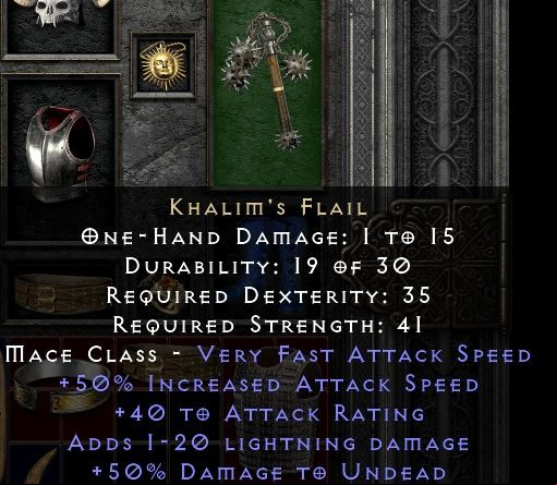 Khalim's Flail - Diablo 2 Resurrected: Khalims Will - walkthrough - Act 3 - Diablo 2 Resurrected Guide