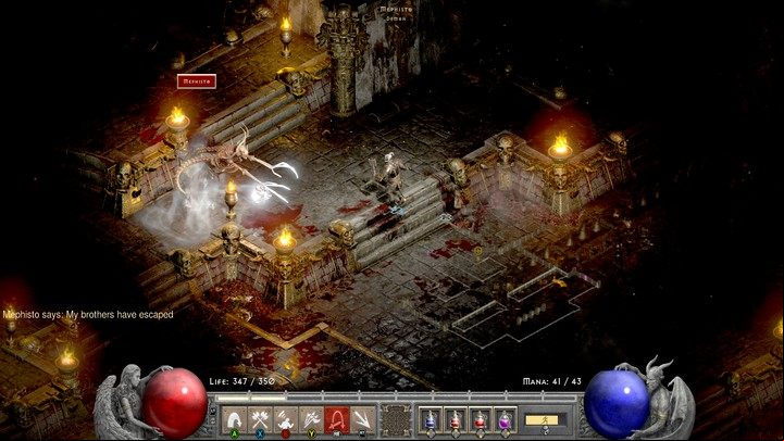 Mephisto is a weak boss - Diablo 2 Resurrected: The Guardian - walkthrough - Act 3 - Diablo 2 Resurrected Guide