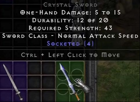 A weapon with 4 sockets - Diablo 2 Resurrected: Runewords - rules and features - Runes - Diablo 2 Resurrected Guide