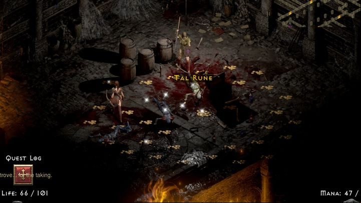 The Countess is located at the very end of the fifth and final level of the dungeon (the layout of this level is always similar) - Diablo 2 Resurrected: The Forgotten Tower - walkthrough - Act 1 - Diablo 2 Resurrected Guide
