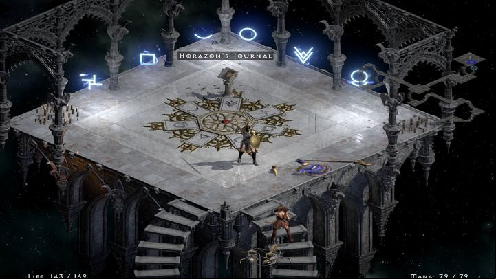 At the maze's end, you'll find the Summoner's lair - Diablo 2 Resurrected: Arcane Sanctuary - walkthrough - Act 2 - Diablo 2 Resurrected Guide
