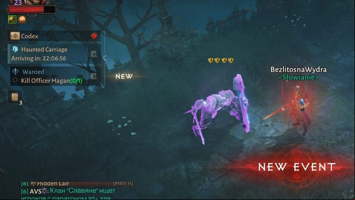 Spawns approximately every 10 minutes at Ashwold Manor, near the event waypoint - Diablo Immortal: Ashwold Cemetery - location map - Maps - Diablo Immortal Guide
