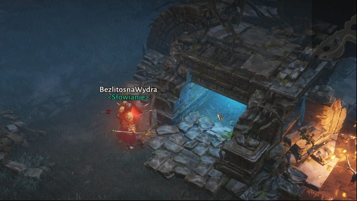 Hidden Lairs in the Dark Wood take the form of stone ages to the dungeons - there are destroyed statues in front of the entrance - Diablo Immortal: Dark Wood - location map - Maps - Diablo Immortal Guide
