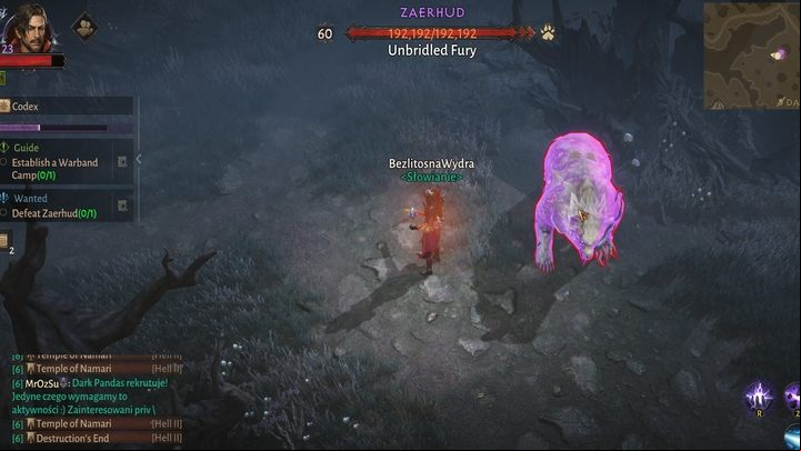 The monster appears every 10 minutes in the location indicated on the map in the Dark Wood - Diablo Immortal: Dark Wood - location map - Maps - Diablo Immortal Guide