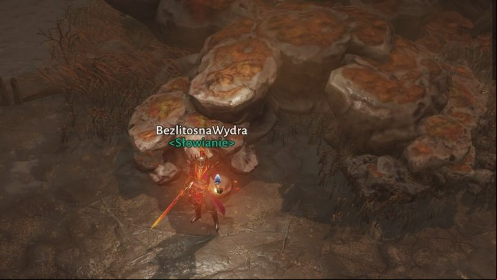 In the north, however, the entrance looks different - the stones and red moss are arranged in a different way - Diablo Immortal: Bilefen - location map - Maps - Diablo Immortal Guide