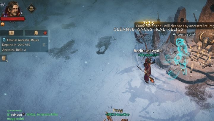 When fighting monsters, you will receive an Ancestral Essence from time to time - Diablo Immortal: Frozen Tundra - location map - Maps - Diablo Immortal Guide