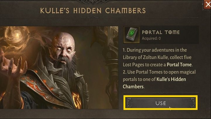 You end up in a random room after activating the portal (by clicking on the event icon in the mission and selecting the button visible in the quest description) - Diablo Immortal: Kulles Hidden Chambers - boss, how to beat? - Bosses - Diablo Immortal Guide