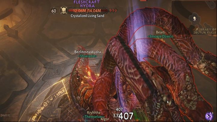 An additional optional event is to summon Flashcraft Hydra or Sandgolem after opening the portal - Diablo Immortal: Kulles Hidden Chambers - boss, how to beat? - Bosses - Diablo Immortal Guide