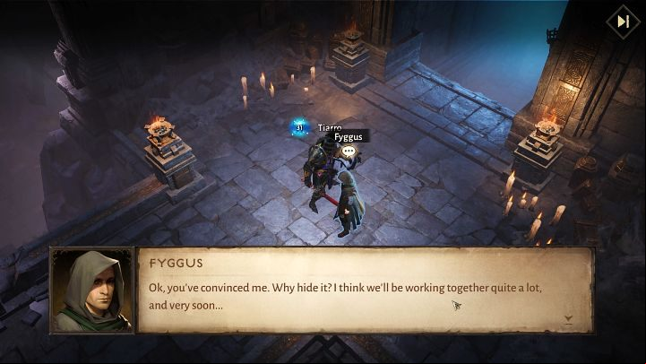 At the end of the path, talk to Fyggus and give him the Essences you have obtained to complete this step - Diablo Immortal: Shadow Lottery - rules, how to win - Basics - Diablo Immortal Guide