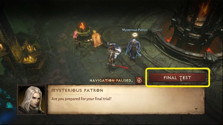 After completing the trial of Fyggus, talk to the Mysterious Patron and he'll give you the final assignment - you'll have to defeat three powerful ancient champions - Diablo Immortal: Shadow Lottery - rules, how to win - Basics - Diablo Immortal Guide