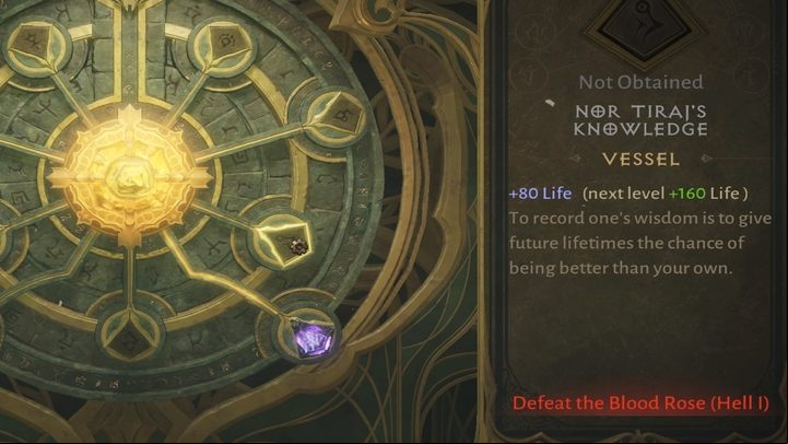 It is important to defeat the boss on the Hell 1 level - you will then receive a stone that you will place in the Iben Fahd's Sanctum, which grants a ive Health bonus and can be upgraded - Diablo Immortal: Blood Rose - boss, how to defeat - Bosses - Diablo Immortal Guide