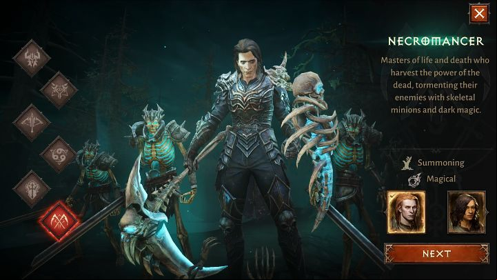 Necromancers in Diablo Immortal are the true rulers of life and death - Diablo Immortal: Character classes - Basics - Diablo Immortal Guide