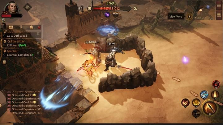 Rare opponents in Diablo Immortal can be identified by the characteristic skull icon with a specific color - Diablo Immortal: Enemies - types, rarity - Basics - Diablo Immortal Guide
