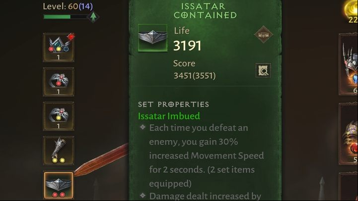 Set items generate a ive bonus for a hero who has at least 2 items from the same set - Diablo Immortal: Endgame activities - Basics - Diablo Immortal Guide