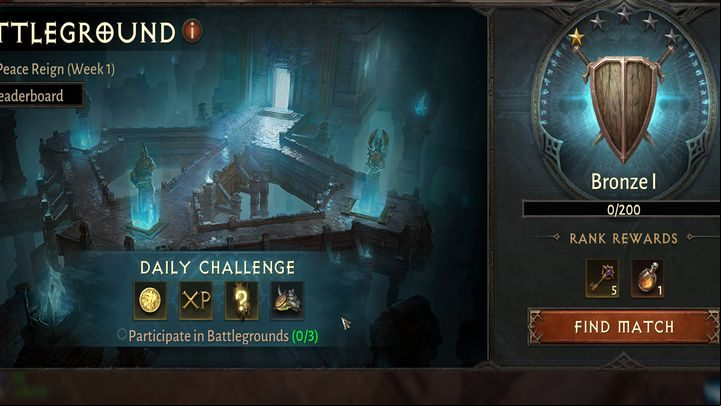 The Battleground is one of the best ways to gain experience during the season - Diablo Immortal: Experience - how to get quickly? - Character development and items - Diablo Immortal Guide
