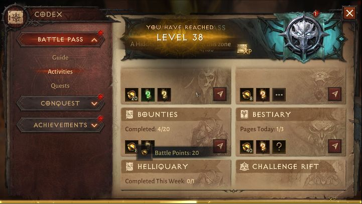 For each subsequent Battle level in Diablo Immortal, players are rewarded with a large amount of experience points - Diablo Immortal: Experience - how to get quickly? - Character development and items - Diablo Immortal Guide