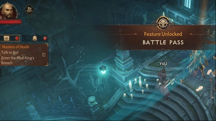 The Battle becomes active after completing the quests in the initial location (Ashvold's Cemetery) i - Diablo Immortal: Codex and Battle - Activities - Diablo Immortal Guide