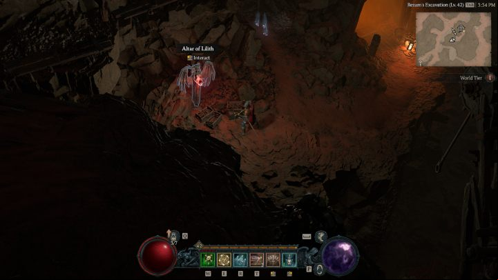 Altar #9 is right next to the entrance to the Abandoned Mineworks dungeon in the part of the map marked in red - Diablo 4: Altars of Lilith - Kehjistan - Altars of Lilith - Diablo 4 Guide