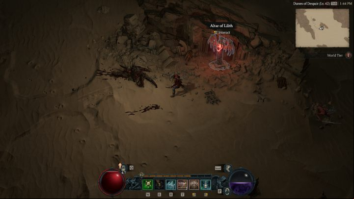 Altar #4 is in the eastern part of Amber Sands - Diablo 4: Altars of Lilith - Kehjistan - Altars of Lilith - Diablo 4 Guide