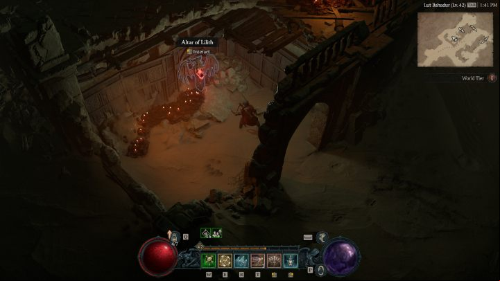 Altar #1 can be found near the northern border of Kehjistan in the ruins of an old building - Diablo 4: Altars of Lilith - Kehjistan - Altars of Lilith - Diablo 4 Guide