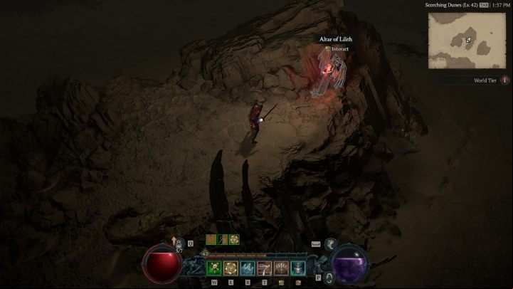 Altar #3 is in the central part of Amber Sands - Diablo 4: Altars of Lilith - Kehjistan - Altars of Lilith - Diablo 4 Guide