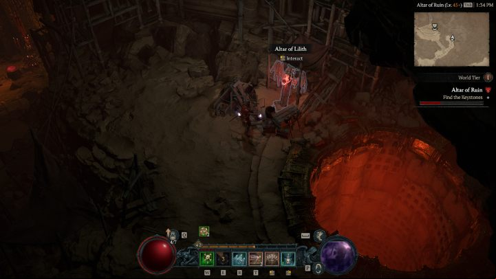 Altar #20 is in the eastern part of the Altar of Ruin Stronghold, right next to the big red pit - Diablo 4: Altars of Lilith - Kehjistan - Altars of Lilith - Diablo 4 Guide
