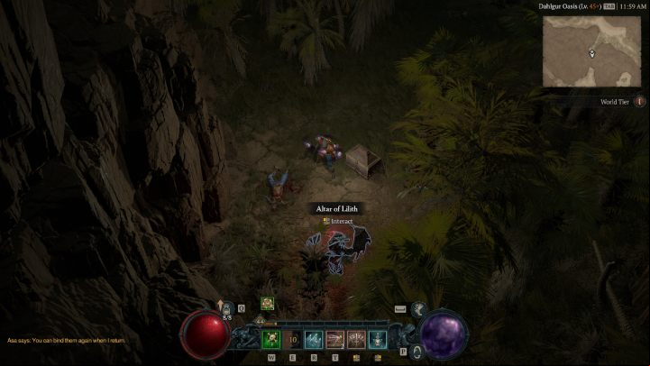 Altar #15 is east of the Uldur's Cave dungeon - Diablo 4: Altars of Lilith - Kehjistan - Altars of Lilith - Diablo 4 Guide