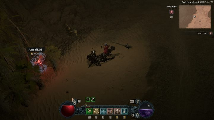 Altar #13 is in the northern part of the Fields of Hatred, hidden under palm trees - Diablo 4: Altars of Lilith - Kehjistan - Altars of Lilith - Diablo 4 Guide
