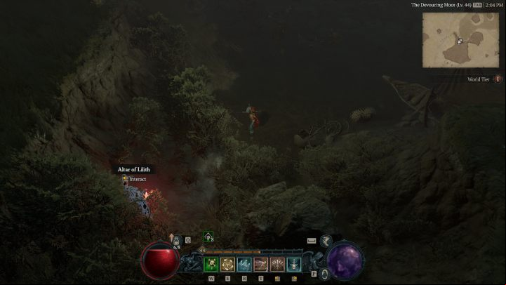 Altar #16 is obscured by trees - Diablo 4: Altars of Lilith - Hawezar - Altars of Lilith - Diablo 4 Guide