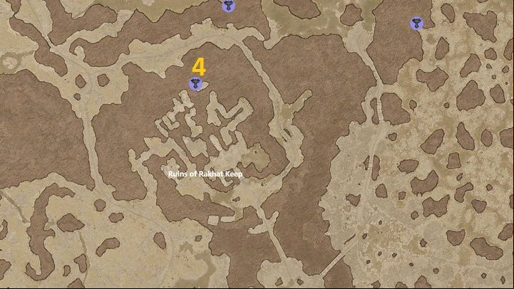 Ruins of Rakhat Keep contain one Altar - Diablo 4: Altars of Lilith - Hawezar - Altars of Lilith - Diablo 4 Guide