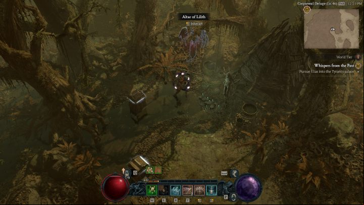 Altar #5 is in the northern part of Blightmarsh at the end of a short dead end - Diablo 4: Altars of Lilith - Hawezar - Altars of Lilith - Diablo 4 Guide