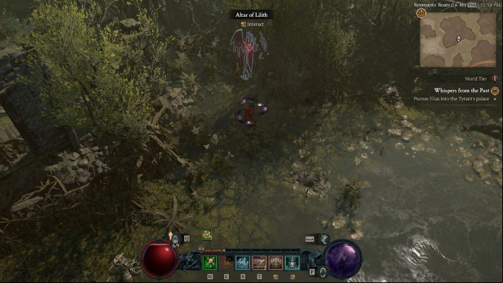 Altar #7 can be found in the western part of Rotspill Delta in a small recess - Diablo 4: Altars of Lilith - Hawezar - Altars of Lilith - Diablo 4 Guide