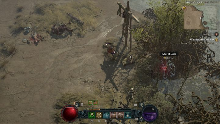 Altar #8 is on the eastern edge of the map, over the water - Diablo 4: Altars of Lilith - Hawezar - Altars of Lilith - Diablo 4 Guide