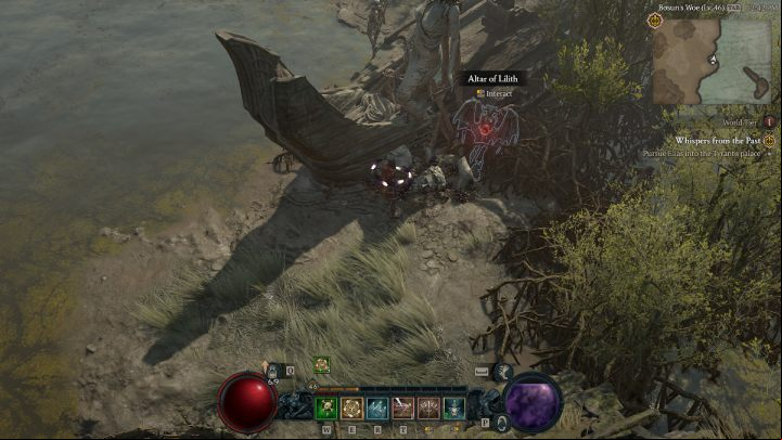 Altar #9 is north of the Belfry Zakar's dungeon - Diablo 4: Altars of Lilith - Hawezar - Altars of Lilith - Diablo 4 Guide