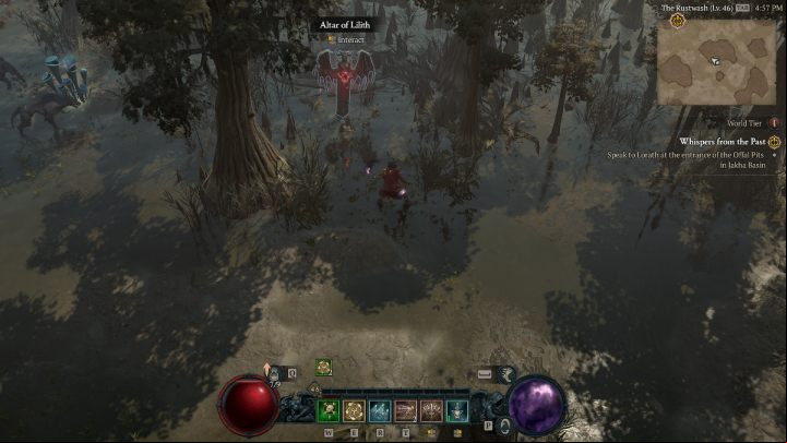 Altar #14 can be found in the western part of Forsaken Coast in the water - Diablo 4: Altars of Lilith - Hawezar - Altars of Lilith - Diablo 4 Guide