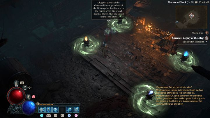 Reach the 4 cauldrons that can be lighted up - Diablo 4: Sorcerer Legacy of the Magi - Priority Quests - Diablo 4 Guide