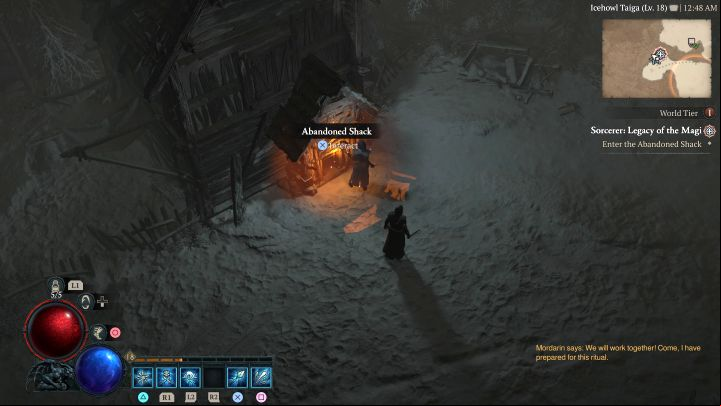 You may now leave the dungeon and return to the sorcerer - Diablo 4: Sorcerer Legacy of the Magi - Priority Quests - Diablo 4 Guide