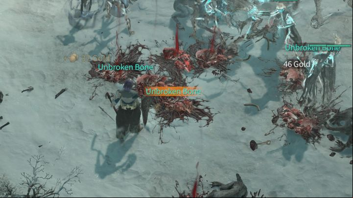 Unbroken Bone, getting of which is your next objective, can be looted from skeletons appearing nearby the Shrine of Rathma - Diablo 4: Necromancer Call of the Underworld - Priority Quests - Diablo 4 Guide