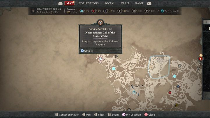 2 - Diablo 4: Necromancer Call of the Underworld - Priority Quests - Diablo 4 Guide