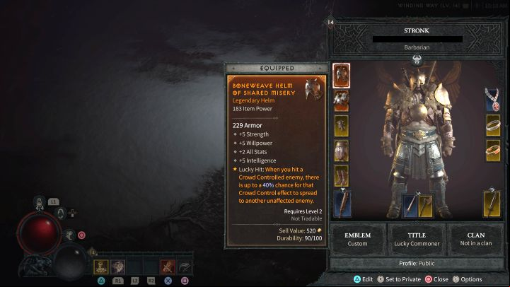 To change the Player Title, enter the Character Menu and select Profile - Diablo 4: How to change Player Title? - Character - Diablo 4 Guide