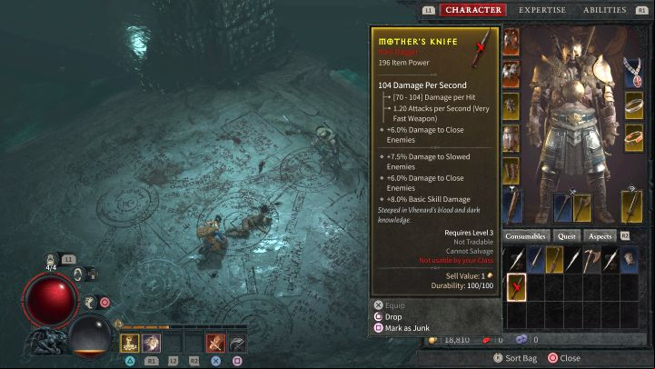 As you progress through the game, you will acquire special items (weapons, armor pieces, amulets, etc - Diablo 4: How to buy a sold item (Buyback)? - Equipment - Diablo 4 Guide