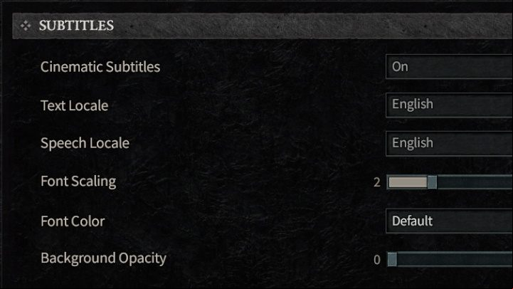 This section contains options tied to displaying text in different languages - Diablo 4: Accessibility Features - Appendix - Diablo 4 Guide